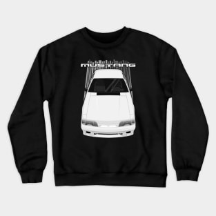 Mustang 1987 to 1993 Fox - White Crewneck Sweatshirt